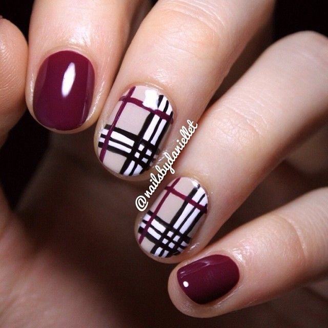 burberry-inspired-nails-art
