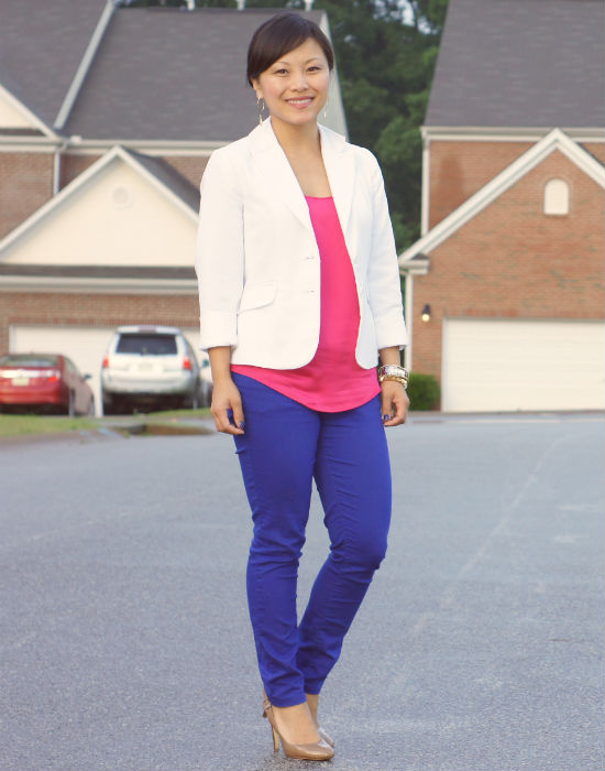 color-blocked-blue-jeans-and-pink-top