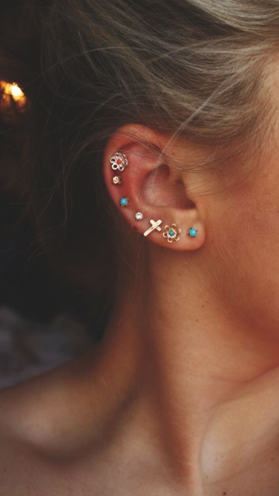 multiple-piercings-ear