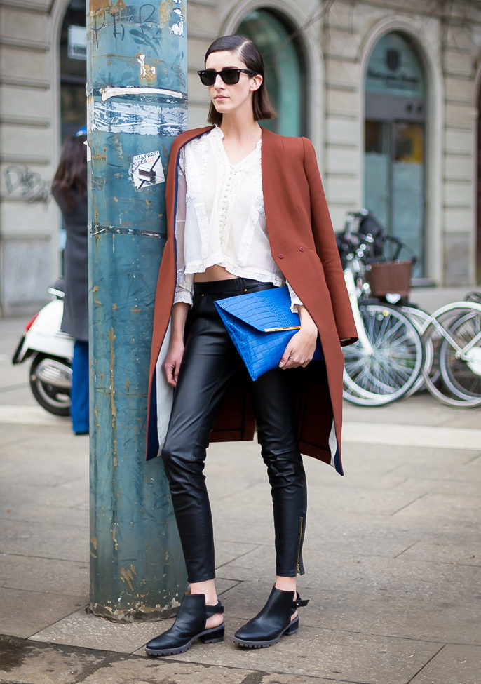 peasant-blouse-and-leather-pants