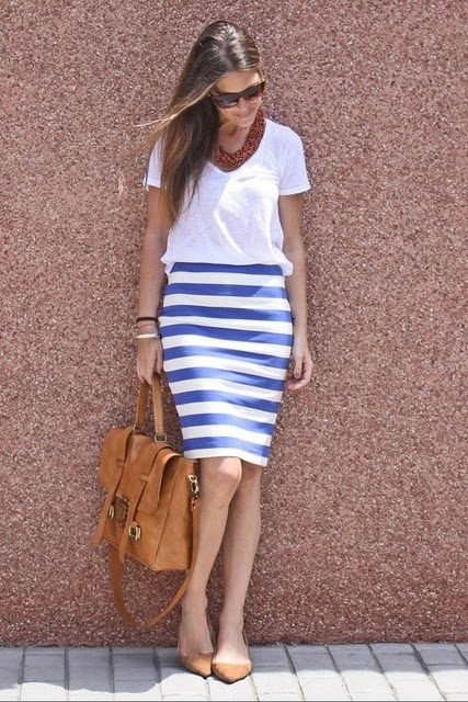 shirt-and-pencil-skirt