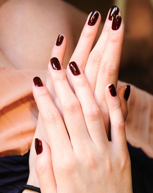 dark-red-nail-polish