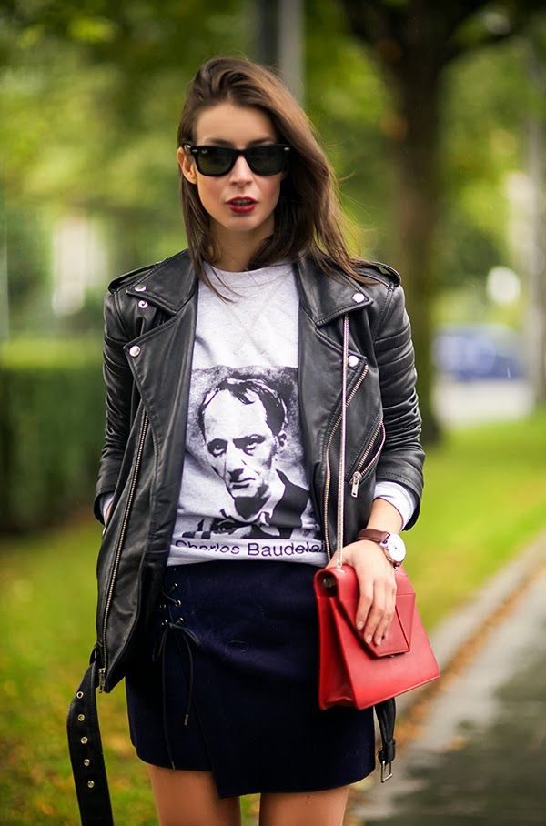 leather-and-graphic-tee