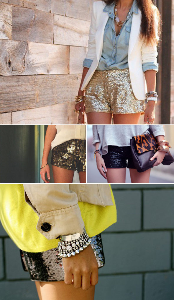 stylish-sequin-shorts-with-glitter