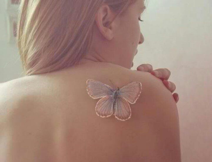 white-tattoo-butterfly