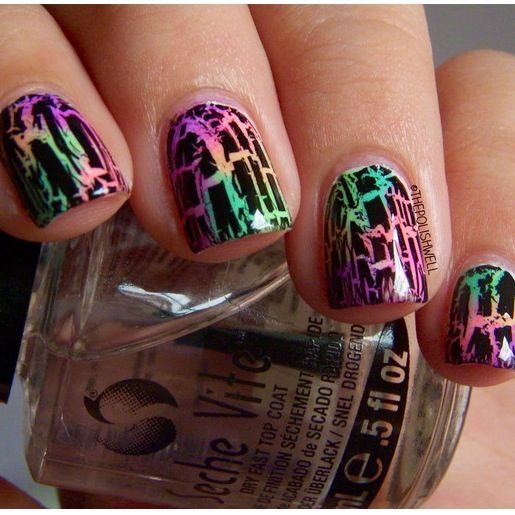multi-color-cracking-nails