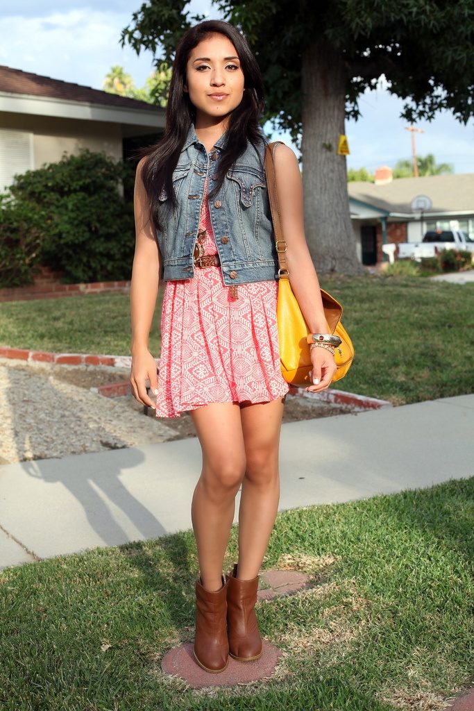 denim-vest-and-dress-outfit