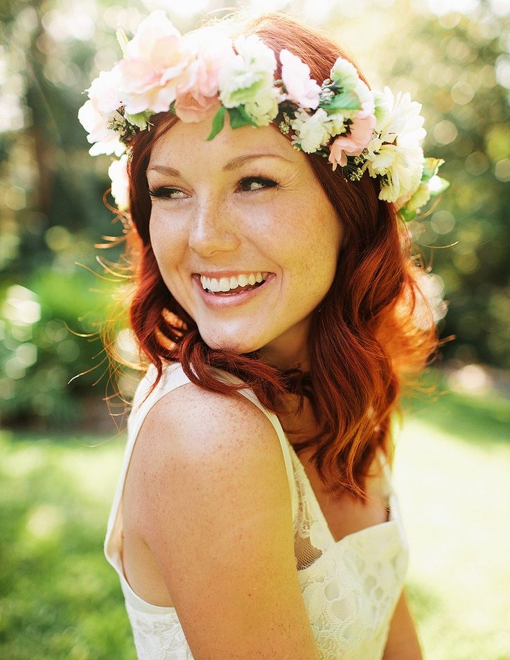 cute-freckles-and-floral-headband