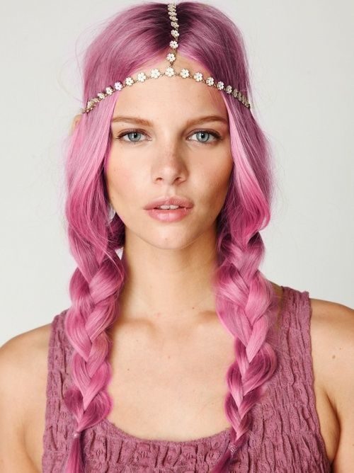 pink-braided-pigtails