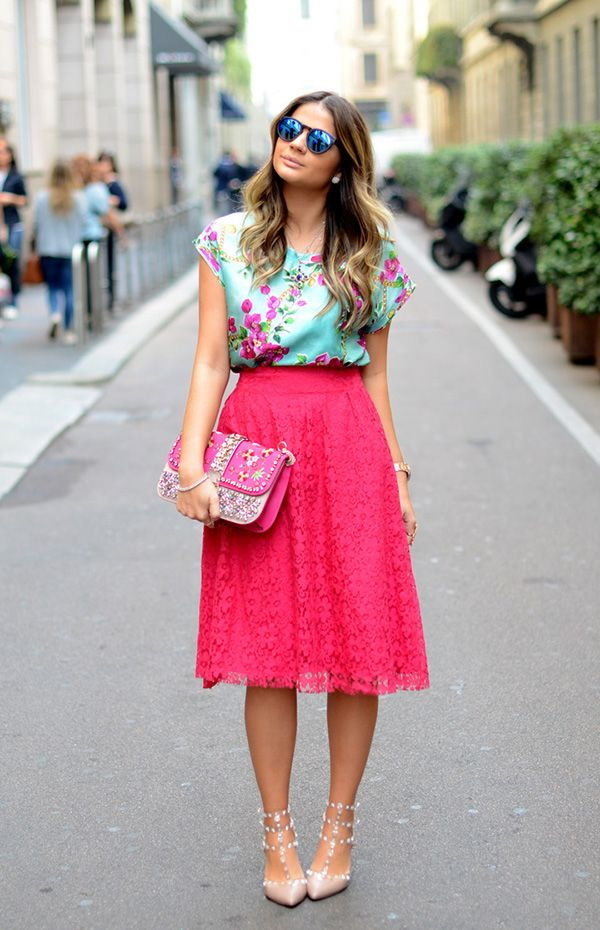lacy-skirt-and-green-floral-top