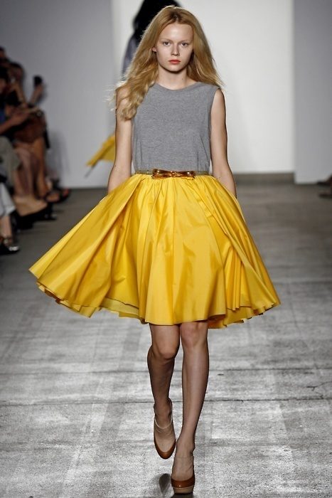 bright-yellow-full-skirt