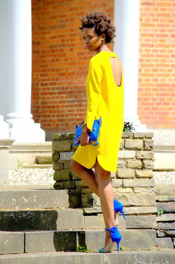 bright-yellow-dress-and-cobalt-blue-accessories