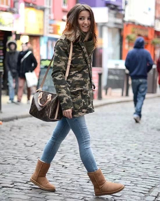 uggs-and-military-jacket
