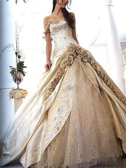 gold-wedding-gown