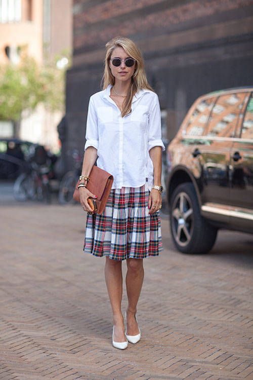 white-shirt-and-plaid-skirt