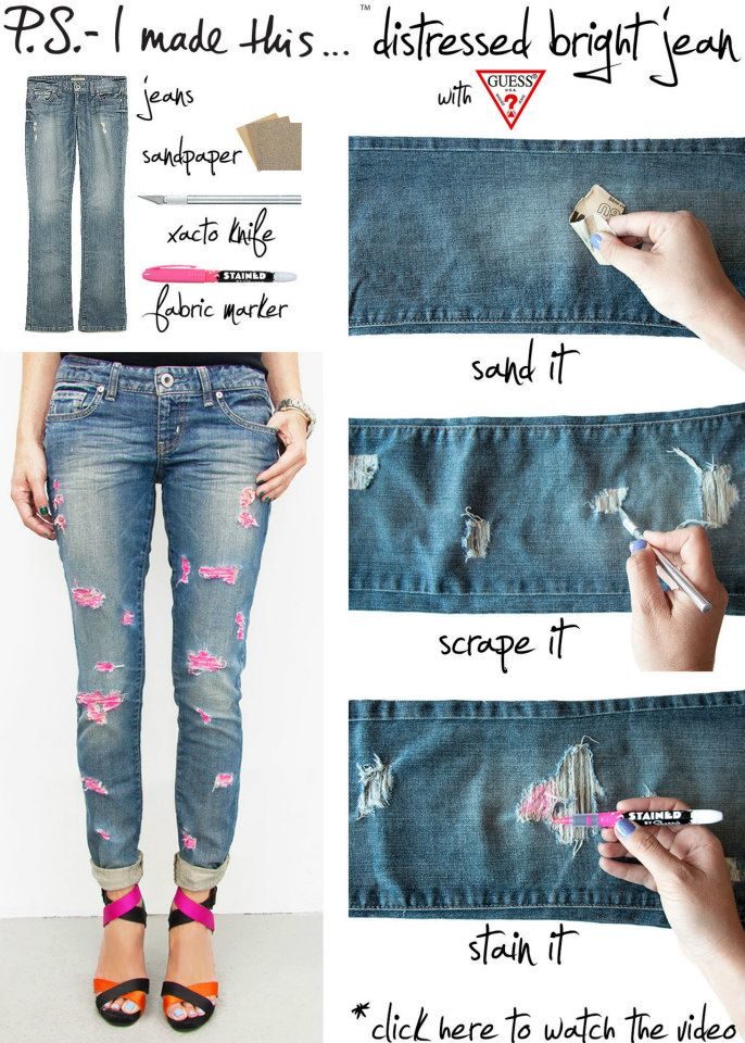 colored-distressed-jeans